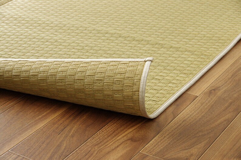 New Japanese Tatami Mat Flooring Natural Materials Checkered Etsy