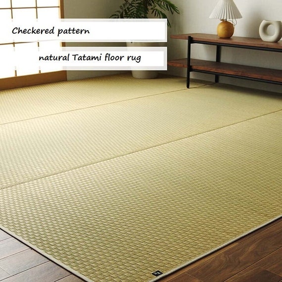 Nuevo suelo de tatami japonés Patrón de cuadros de materiales