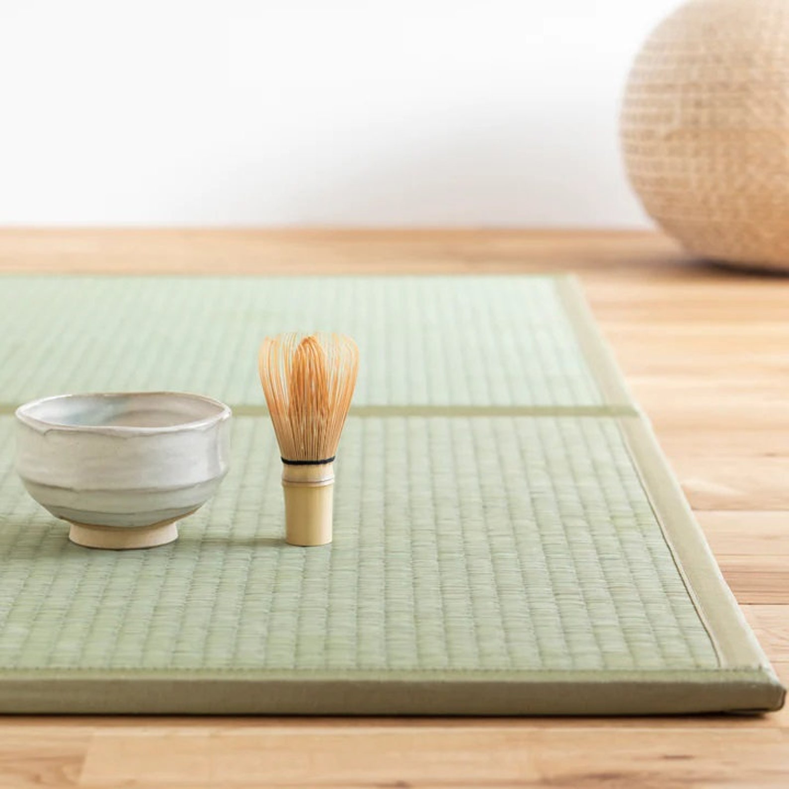 Japanese Tatami Mat Made of Organic Rush Grass 100 Square Etsy