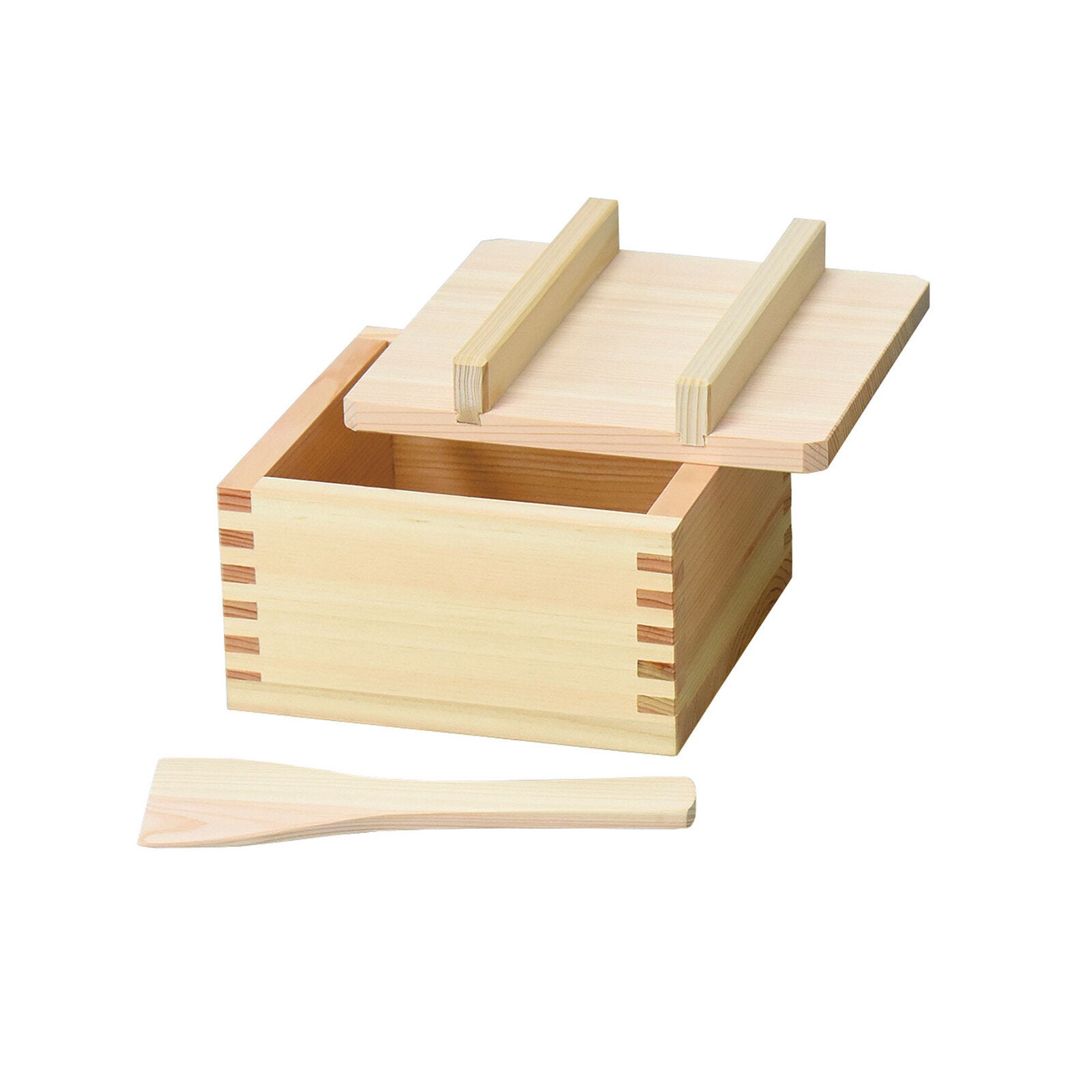 Japanese Wooden Rice Container Made of Natural Hinoki Cypress Etsy