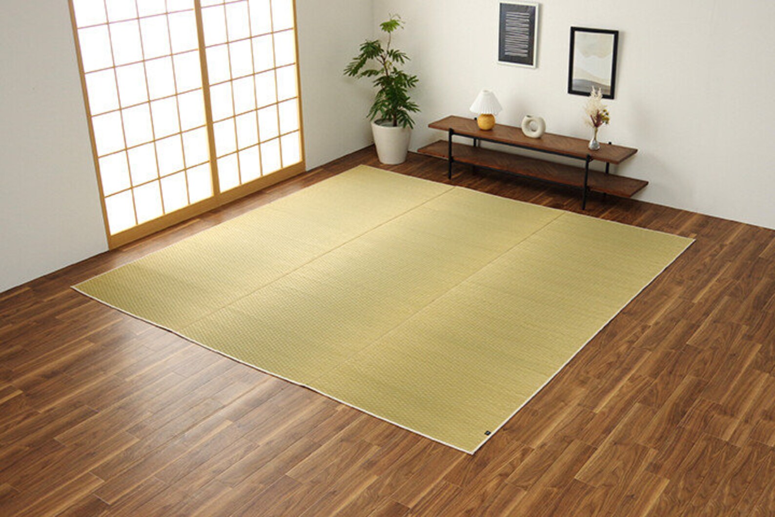 New Japanese Tatami Mat Flooring Natural Materials Checkered Etsy