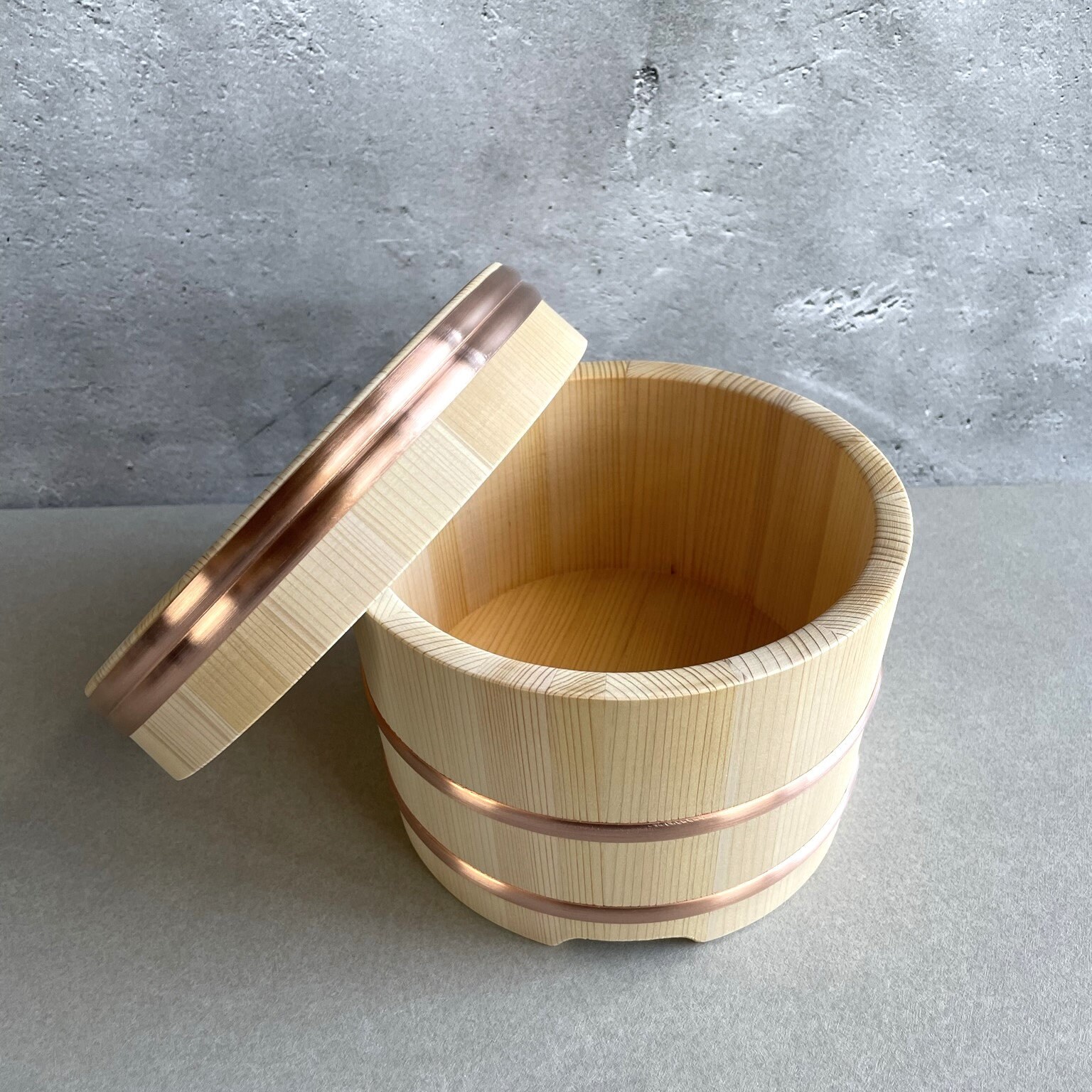 Japanese Wooden Rice Container Made of Natural Cypress Sawara Etsy