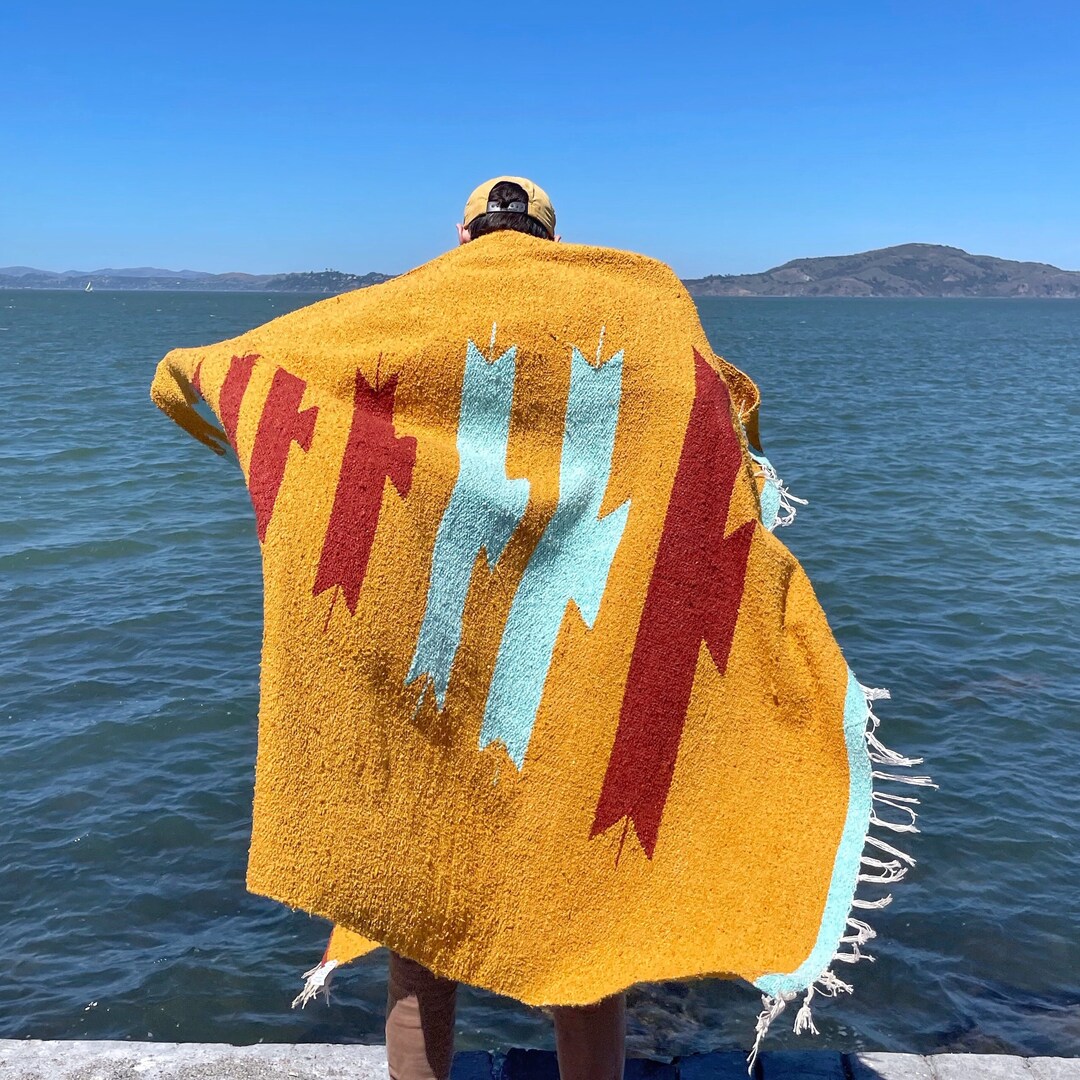 Handmade Mexican Blanket Etsy
