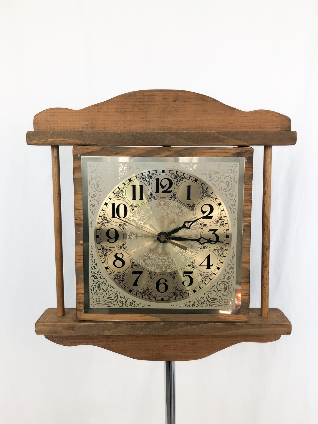Vintage Cottagecore Clock Retro Home Decor Groovy Clock Etsy