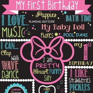 My 1st birthday posters