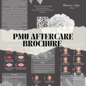 Pmu aftercare trifold brochure
