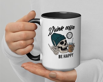Taza para amantes de los libros: divertida taza de café para amantes de los libros (15 oz)