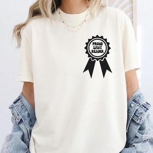 Proud Smut Reader Shirt – Comfort Colors Ivory Bookish T-Shirt, Romance Reader Gift, Spicy Book Club Tee, BookTok Smut Merch S–4XL
