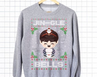 Kpop Christmas Ugly Sweater - Jin-gle bells - Kim Seok-jin - army