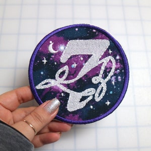 OT7 Whale Universe Purple you Iron-on Embroidery Patch image 2