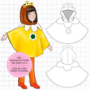 princess daisy dress pattern Simplicity Pattern 8476 Misses' Super Mario Princesses Costumes