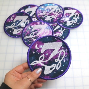 OT7 Whale Universe Purple you Iron-on Embroidery Patch image 3