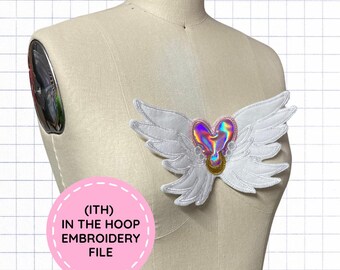 In the Hoop (ITH) DST/PES Embroidery File - Space Princess Moon Guardian Feltie Patch