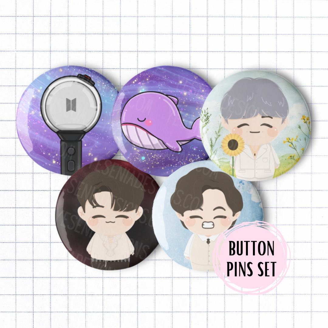 Bts V Brooch Set - Etsy