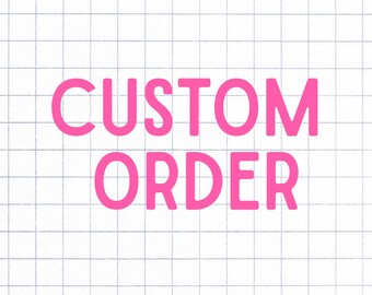 Custom Order - sweater