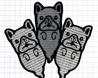Halloween Ghost Dog Sew-on Patch