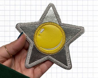 Princess Star Embroidery Appliqué Patch Feltie