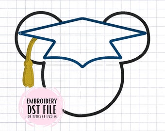 DST Embroidery Applique File - Graduation Class of