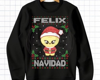 Kpop Christmas Ugly Sweater - Felix Navidad