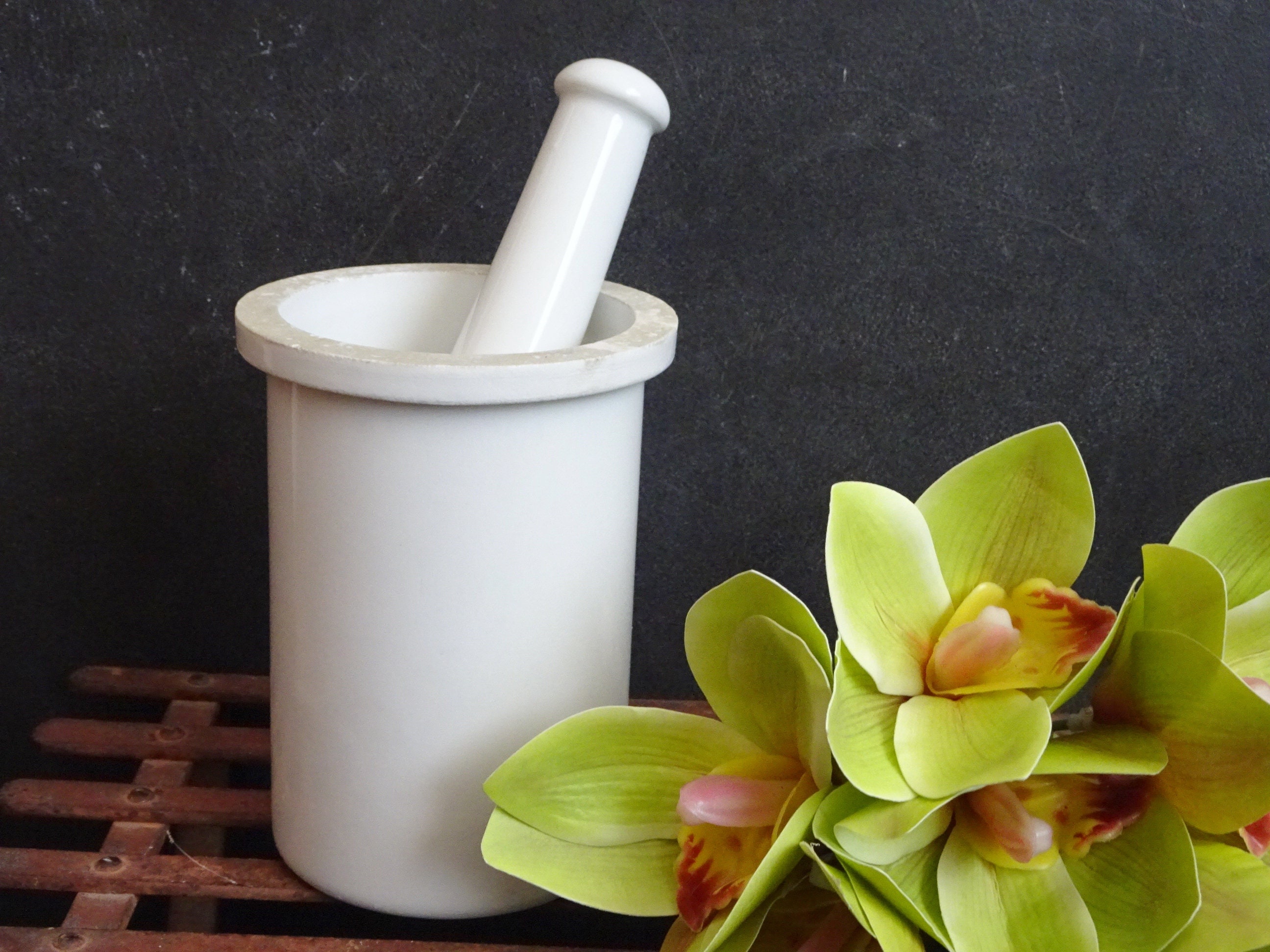 Antique Ceramic Mortar