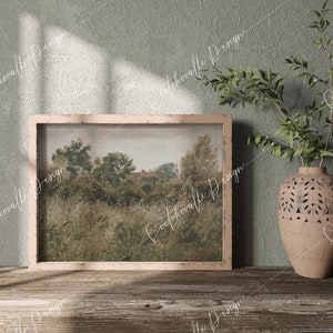 Frame mockup in vintage interior.