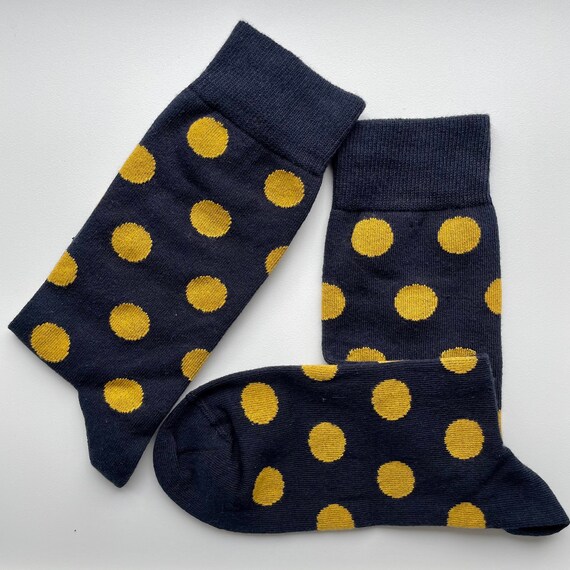 Socks unisex yellow black