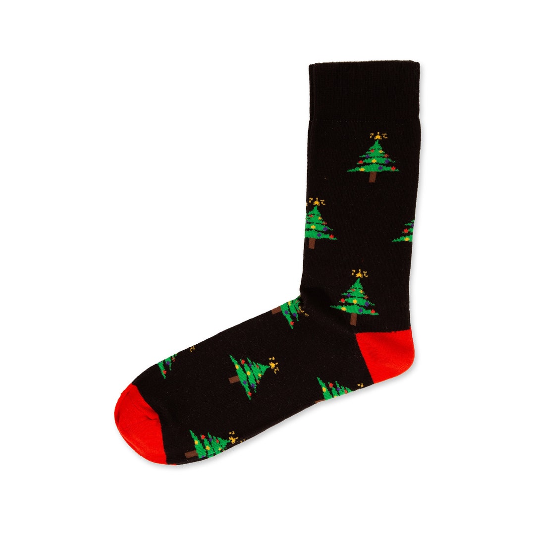 Christmas Tree Socks Christmas Gift Socks Funny Gift for Her Etsy