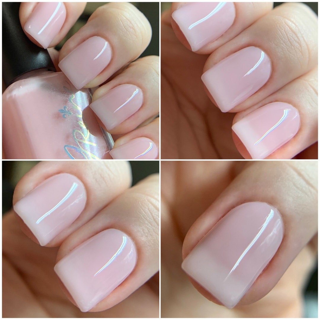 Perfection Baby Pink Sheer Jelly Nail Polish Vegan Just Jellies