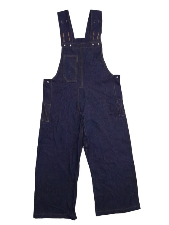 Cawaii Japan Denim Overalls Weird Design (E565) WAIST… Gem