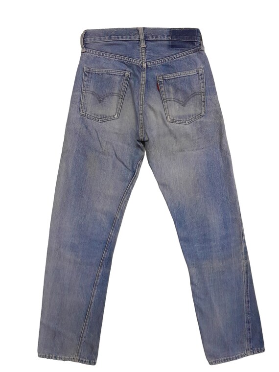 60s Levis 502 Selvedge Big E Stampled 16 Denim USA E560 Waist 26 