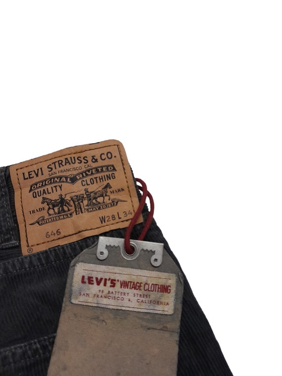 vtg Levis 646 Big E Flare Jeans NOS (E954) - image 4