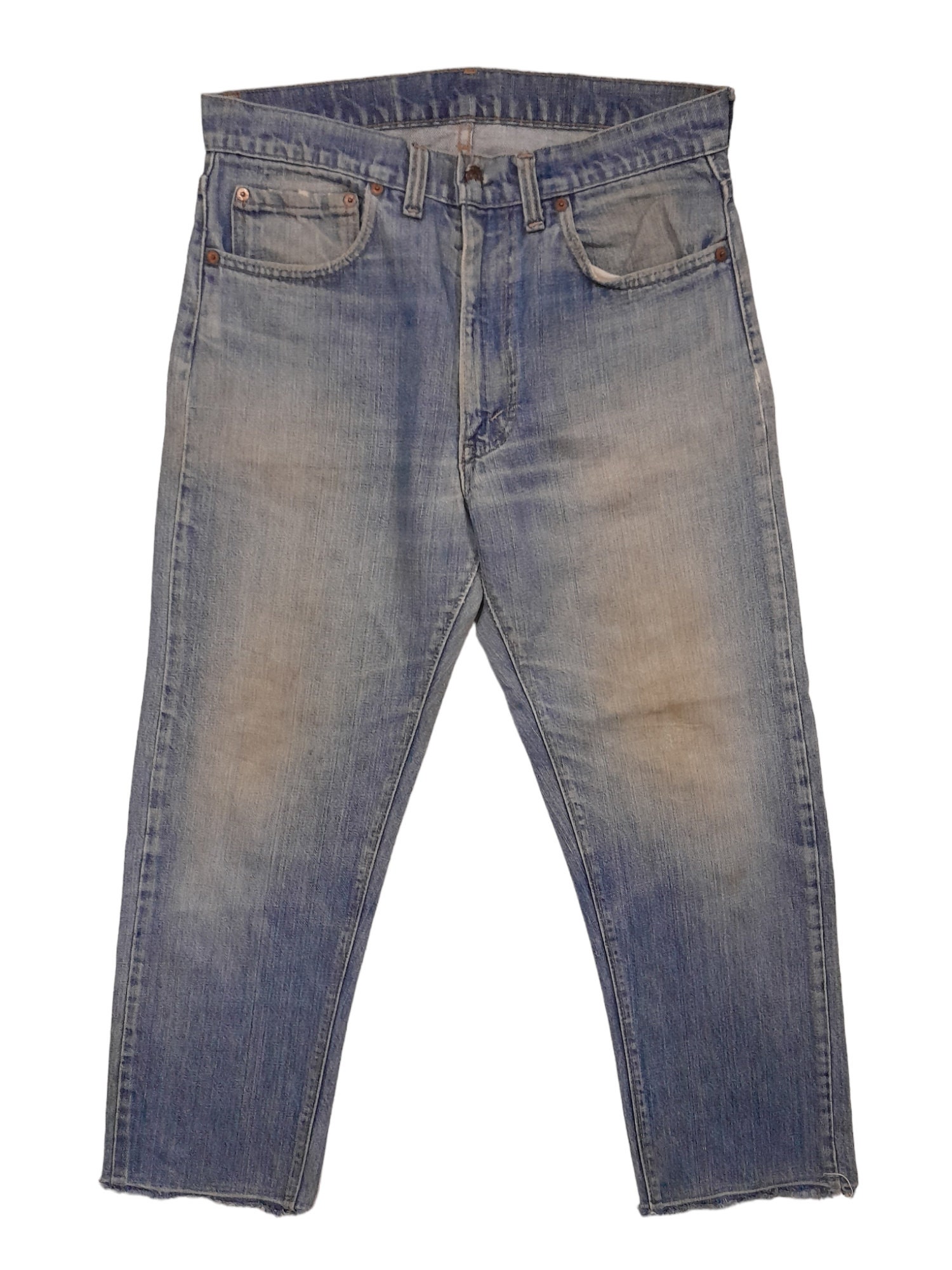 1985 Levis 505 Denim Talon 42 Top Button Stamped #16 (E665) Waist