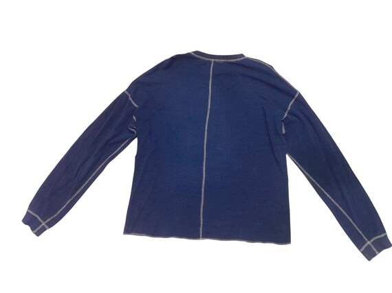 Journal Standard, Relume Journal Standard Indigo Waffle knit Shirt (F655)
