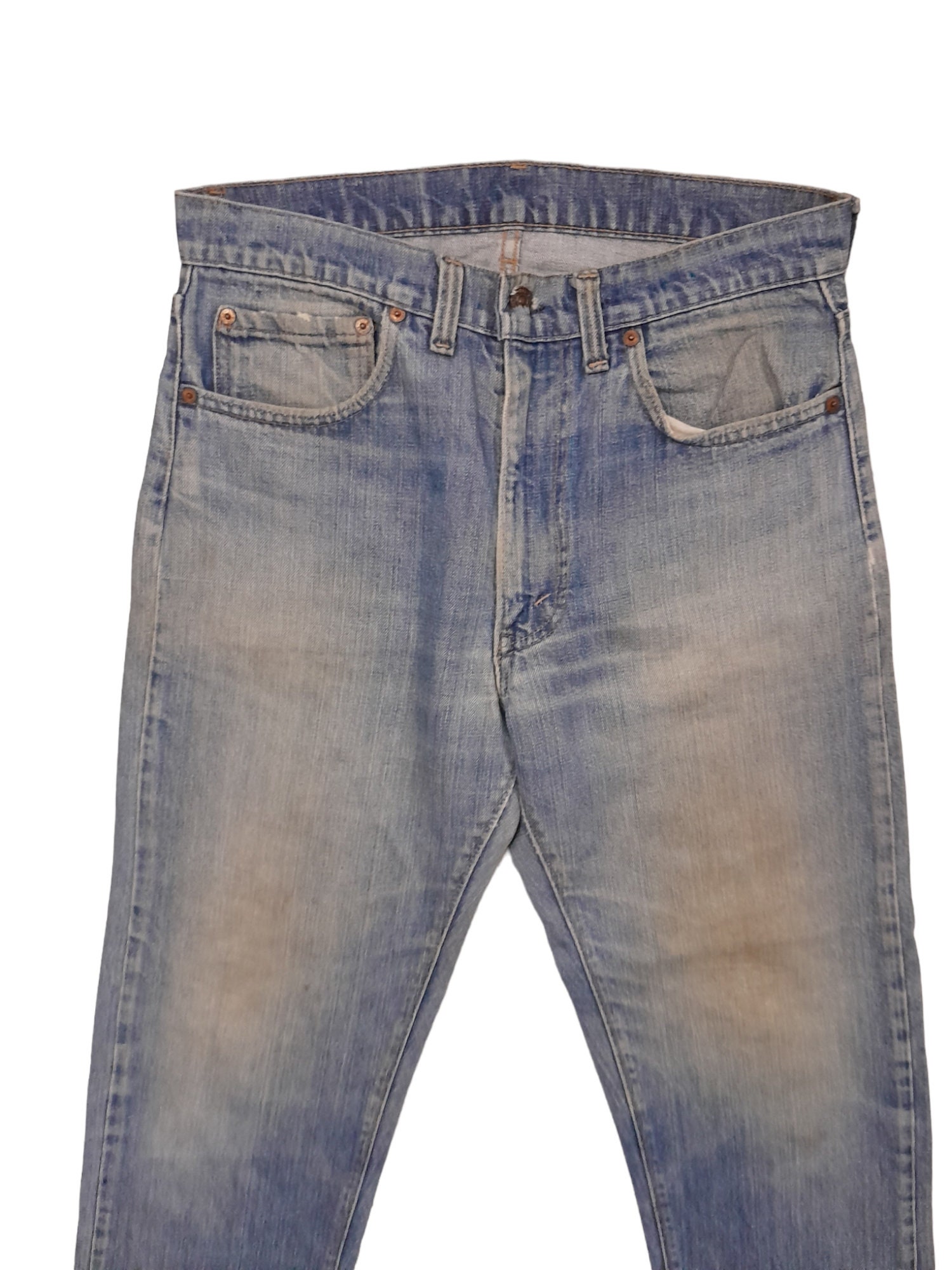 Levi’s 505 W30 USA製 80s TALON42 1985 Levis 505 Denim Talon 42 Top Button Stamped #16 (E665) Waist