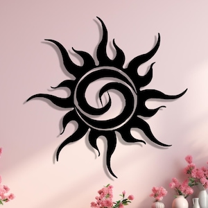 Sunburst Metal Wall Art, Sunrise Home Decor, Sunshine Boho Metal Sign, Sun Sparkle Gift, Sun Decor, Nature Home Decor, Modern Outdoor Art
