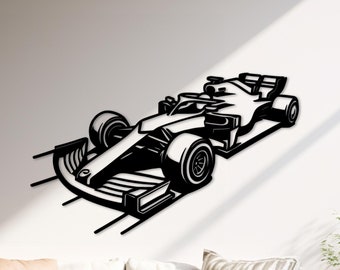 Formula 1 Metal Wall Art, F1 2025 Car Wall Decor, Car Guy Gift, Car Lover Gift, Gift For Man, Race Cars, F1 Lover Gift, Gift For Father