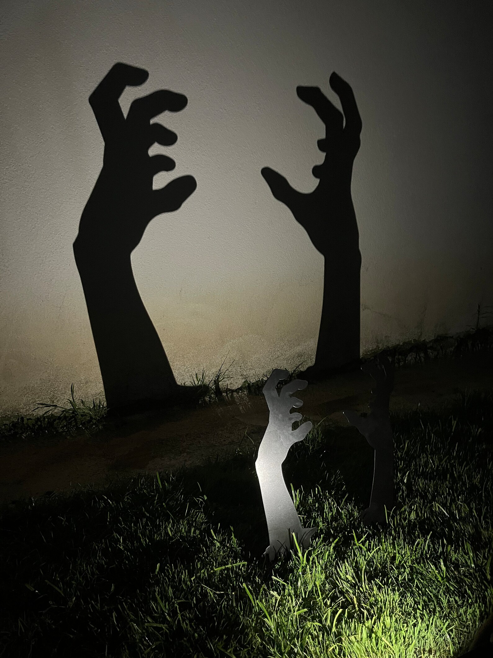 Metal Halloween Yard Art Halloween Outdoor Decoration for Etsy