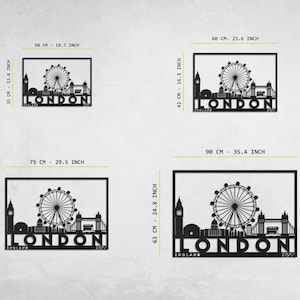 London City Silhouette Metal Wall Art, Metal Wall Decor, Modern Wall Art, Abstract Metal Wall Art, Large Metal Wall Art, City Skyline