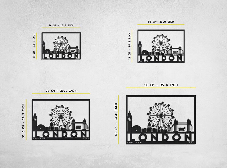 London City Silhouette Metal Wall Art, Metal Wall Decor, Modern Wall Art, Abstract Metal Wall Art, Large Metal Wall Art, City Skyline