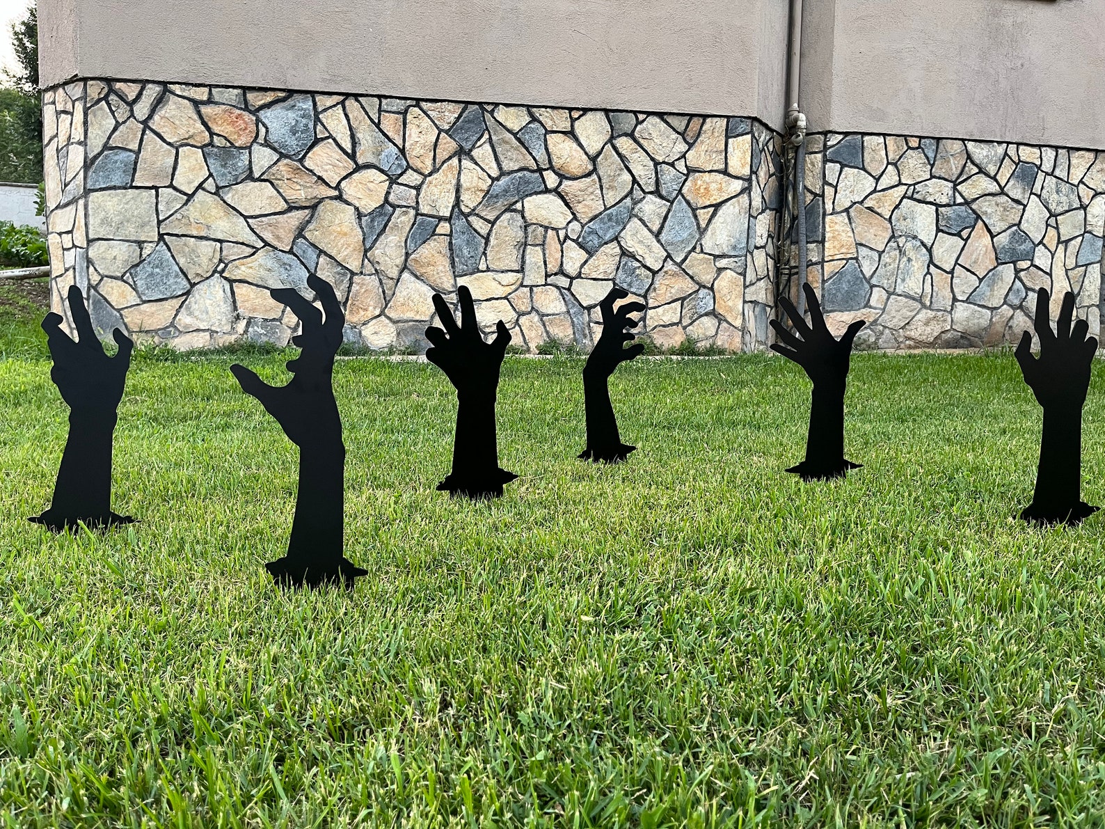 Metal Halloween Yard Art Halloween Outdoor Decoration for Etsy