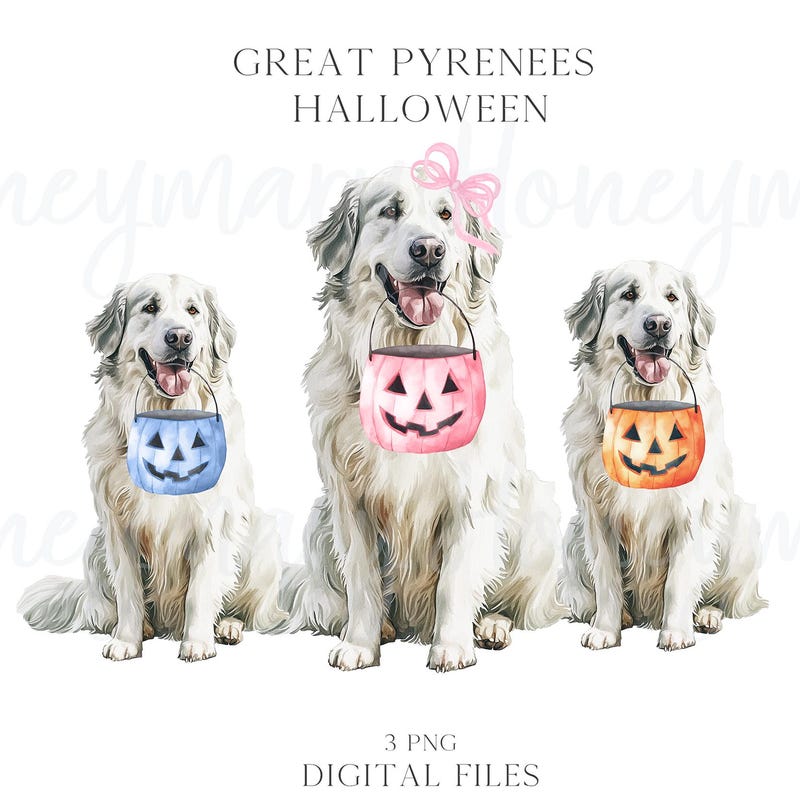 Pyrenees Dog Clipart - Etsy UK