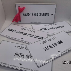 Sex Coupons Printable Gift for Him - Etsy