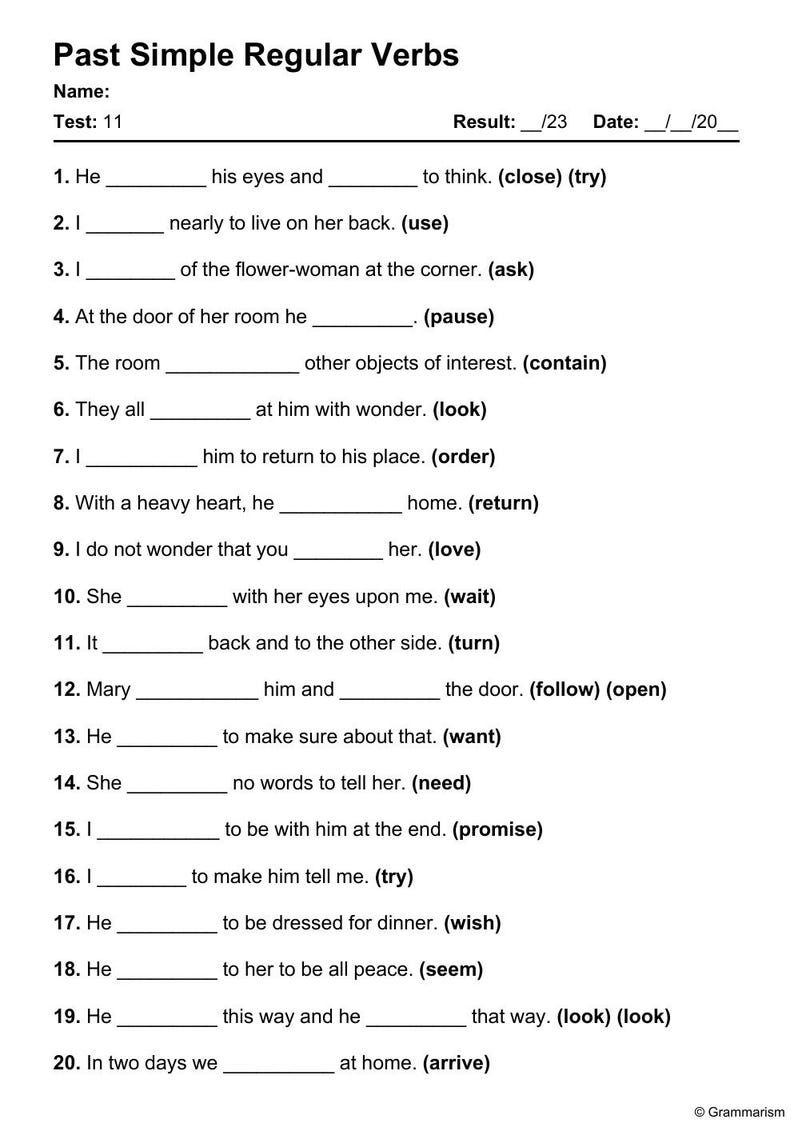 15,074 English Grammar Worksheets 312,291 Exercises 197 Topics English ...