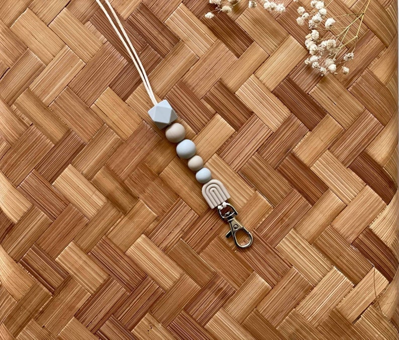 Rainbow Bead Lanyard Boho Lanyard Teacher Lanyard Etsy Australia