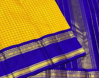 Pure kanchivaram handloom silk saree with pure 2g zari contrast border exclusive designs sarees