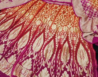 Pure Banarasi Chaniya Choli: Nimzari 12 Kali