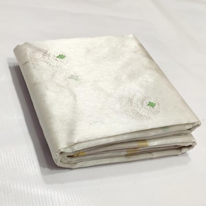 Sari en pure soie tissé à la main Chanderi