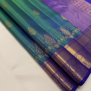 Kanchipuram Silk Saree: Handloom Bridal Saree with Contrast Pallu