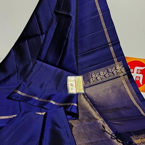 Handgewebter Sariseide aus weicher Seide