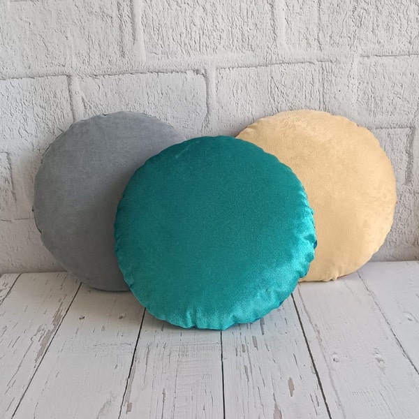 Round Pillow Etsy